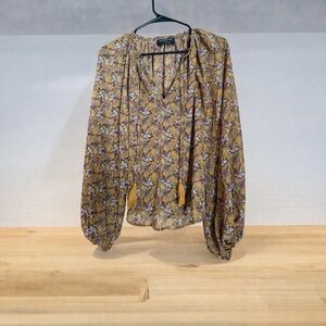 MINKPINK Tarsus Raglan Sleeve Blouse